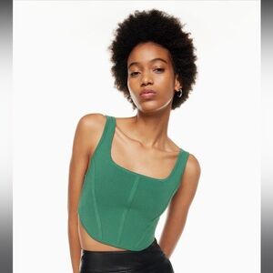 Babaton Sculpt Knit Bustier Tank from Aritiza